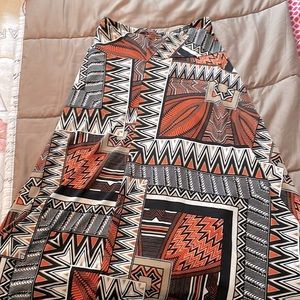 Colorful maxi skirt size L